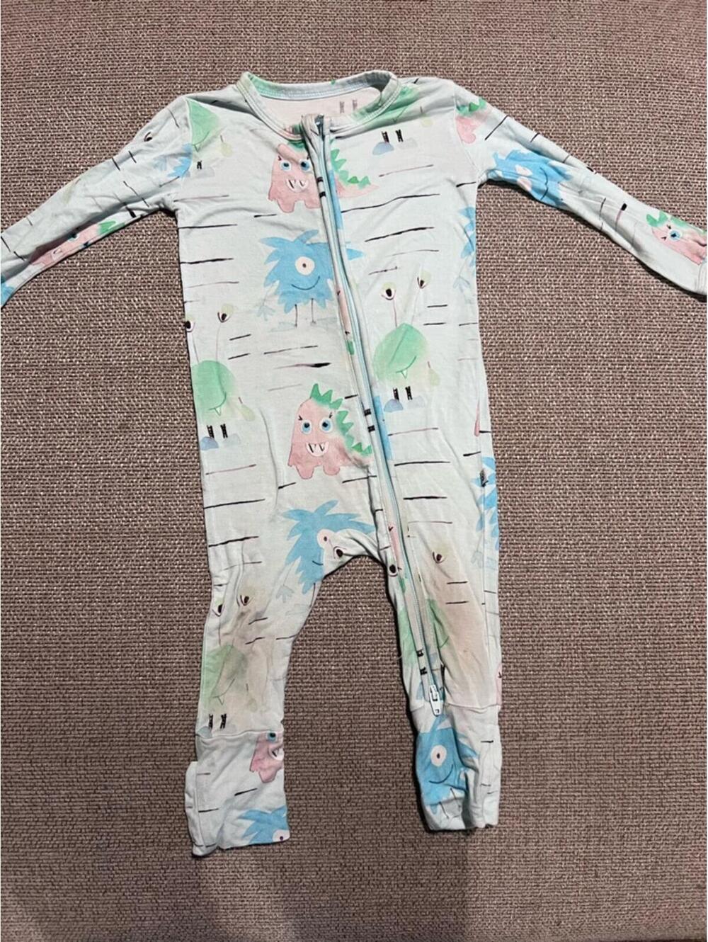 Birdie Bean Bamboo Monster Pajamas